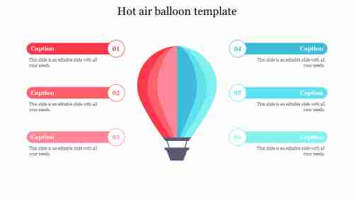 Hot Air Balloon Template Presentation