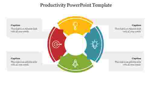 Best Productivity PowerPoint Template Design Slide