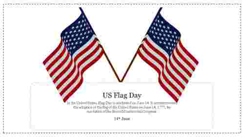 Effective US Flag Day PowerPoint Template Presentation