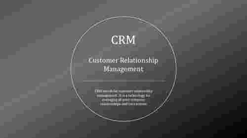 Our Predesigned CRM PowerPoint Template Presentation