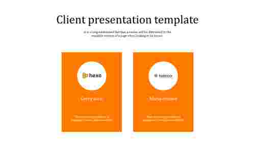 Creative Client Presentation Template Slide Designs