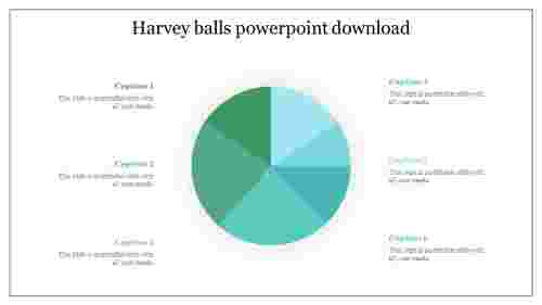 Best Free Harvey Balls PowerPoint Template Slide Design