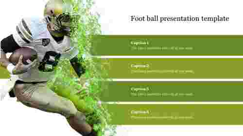 Nice Foot ball Presentation Template 