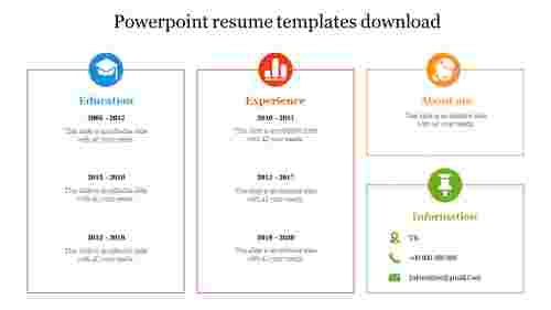 PowerPoint%20Resume%20Templates%20Download