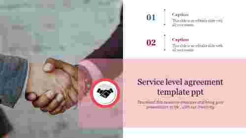 Awesome Service Level Agreement Template PPT Design