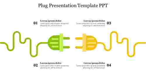 Creative Plug Presentation Template PPT Slide Design
