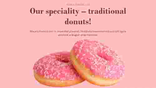 Effective Baker Company Donuts Presentation Template
