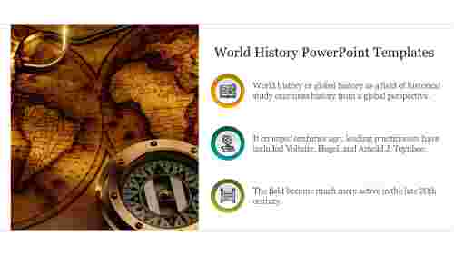 Best World History PowerPoint Templates - Three Nodded