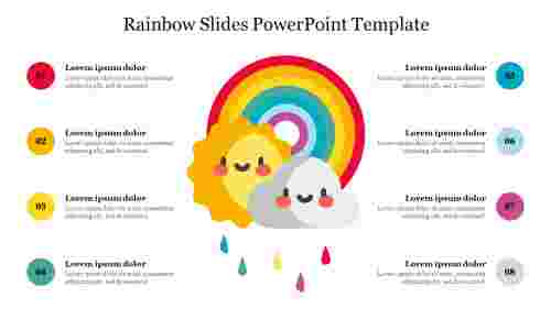 Stunning Rainbow Slides PowerPoint Presentation Template
