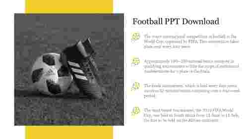 Editable Football PPT Download Presentation Template