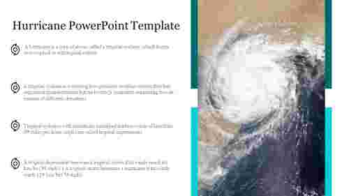 Strong Free Hurricane PowerPoint Template Presentation