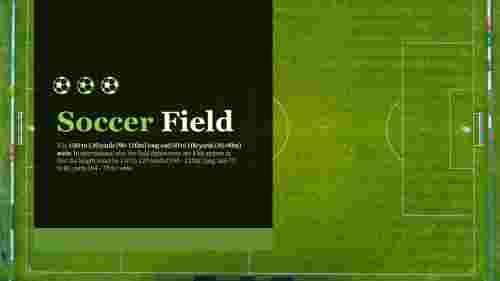 Creative Soccer Field Templates Presentation Slide