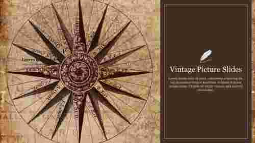Amazing Vintage Picture Slides PowerPoint Template PPT 