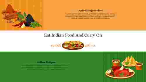 Indian Food PowerPoint Templates Free