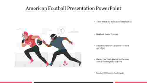 Effective American Football Presentation PowerPoint Slide 