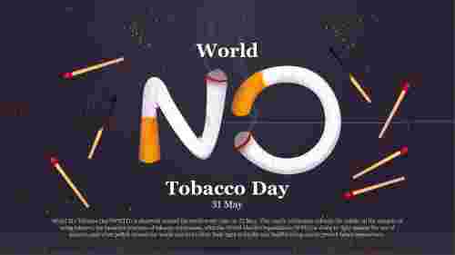 World No Tobacco Day PowerPoint Template