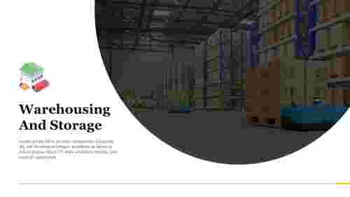 Warehouse Background PPT Template