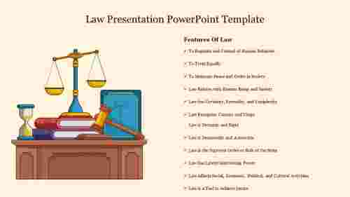 Law Presentation PowerPoint Template
