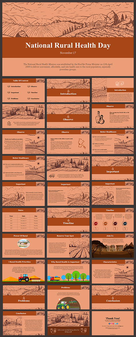 Shop Now! National Rural Health Day PowerPoint Presentation