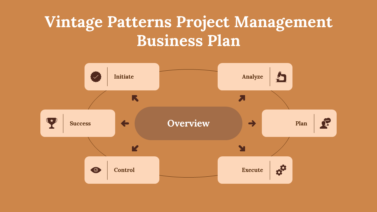 Vintage Patterns Project Management Business Plan PPT