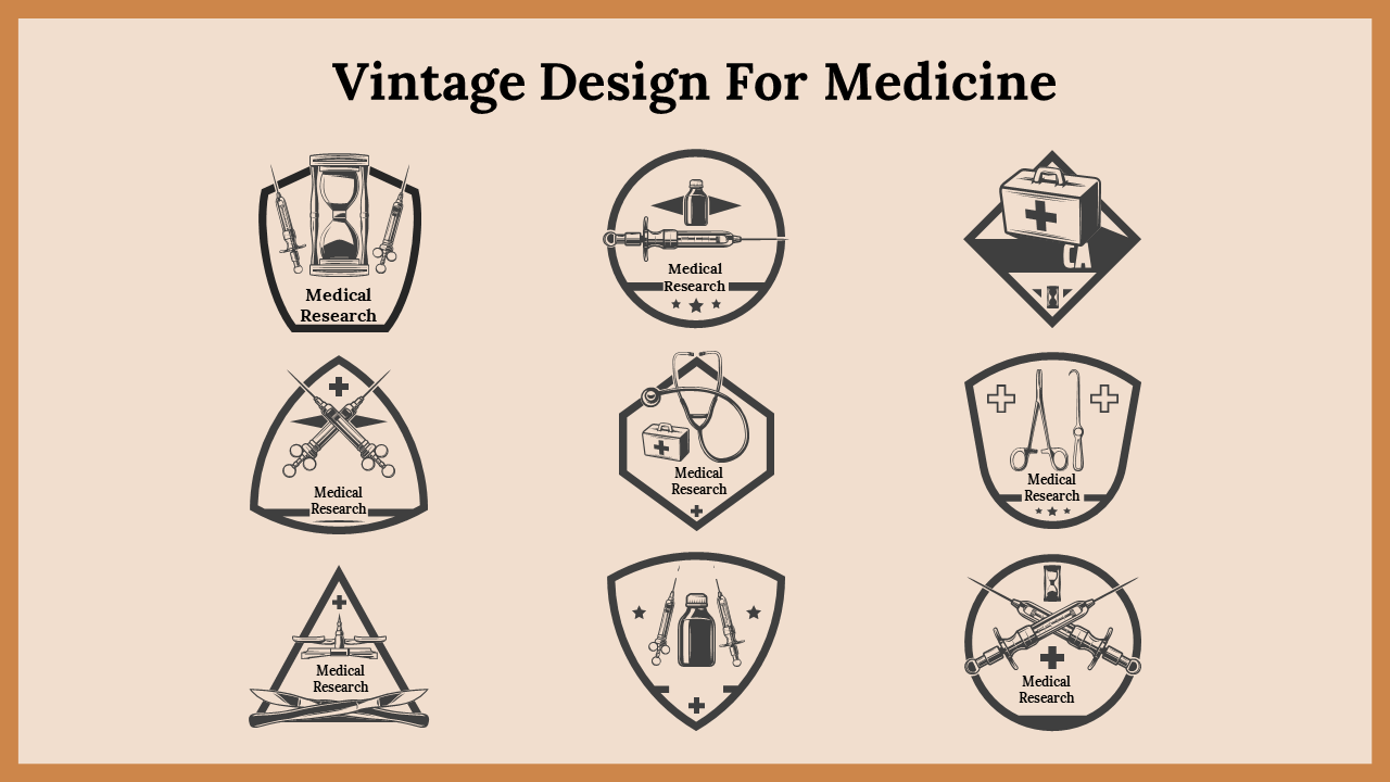 Vintage Design For Medicine