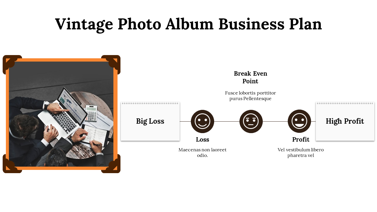 Bets Vintage Photo Album Business Plan PPT And Google Slides
