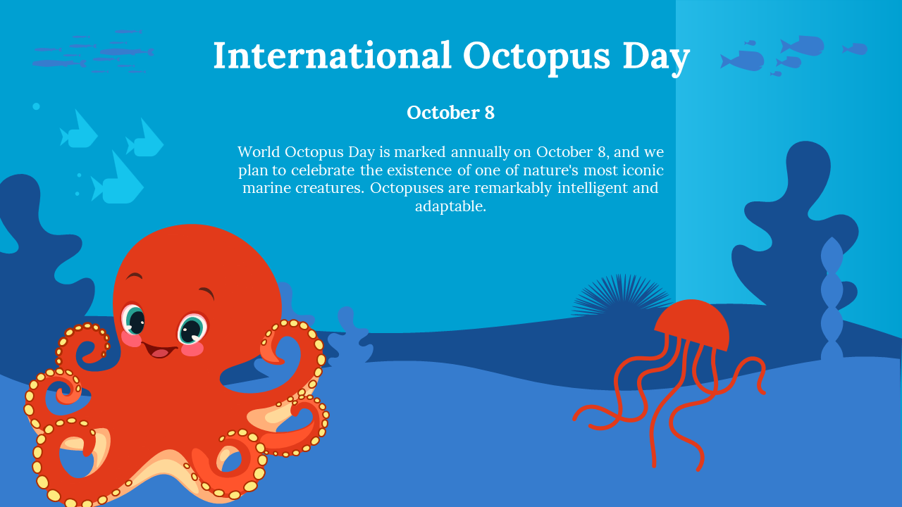 Best International Octopus Day PowerPoint And Google Slides