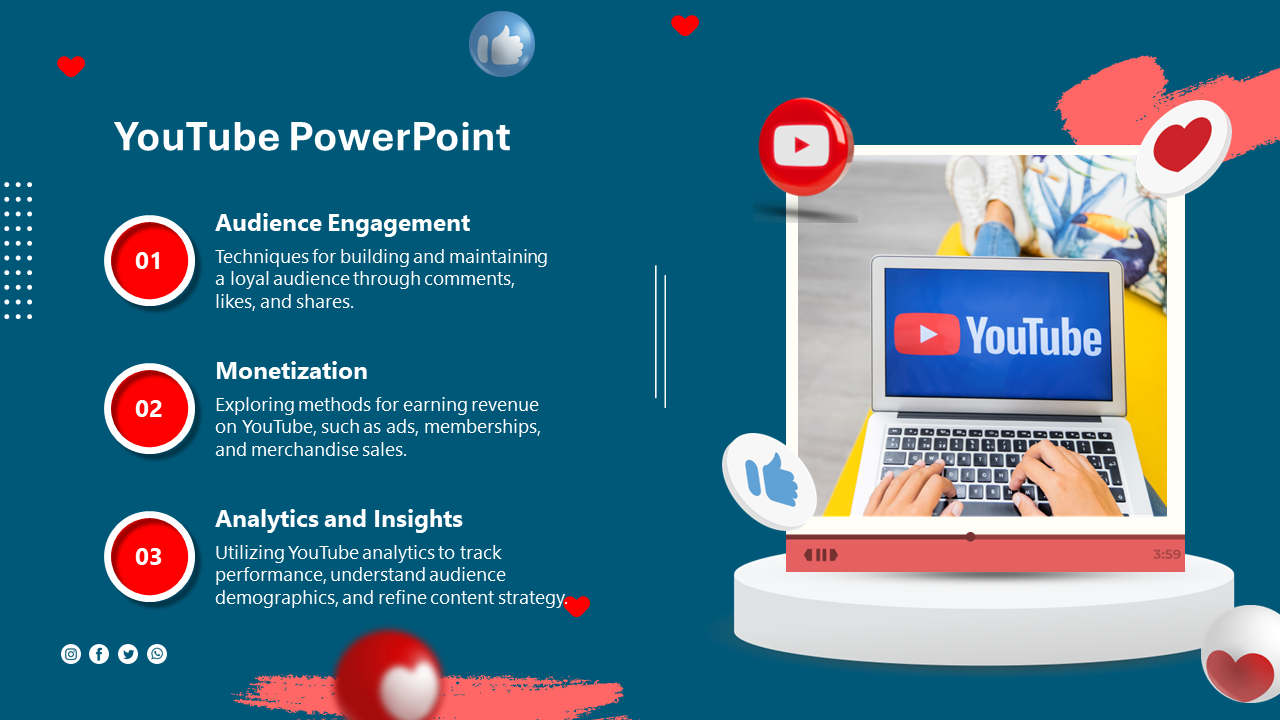 Astounding Youtube PowerPoint And Google Slides Template