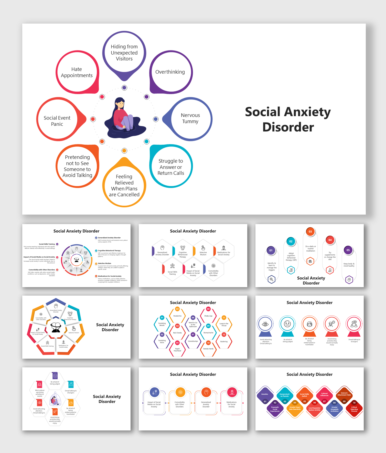 Get Social Anxiety Disorder PowerPoint And Google Slides