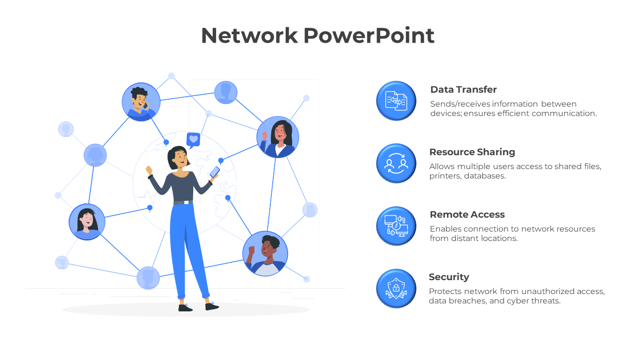Innovative Network PowerPoint Template And Google Slides