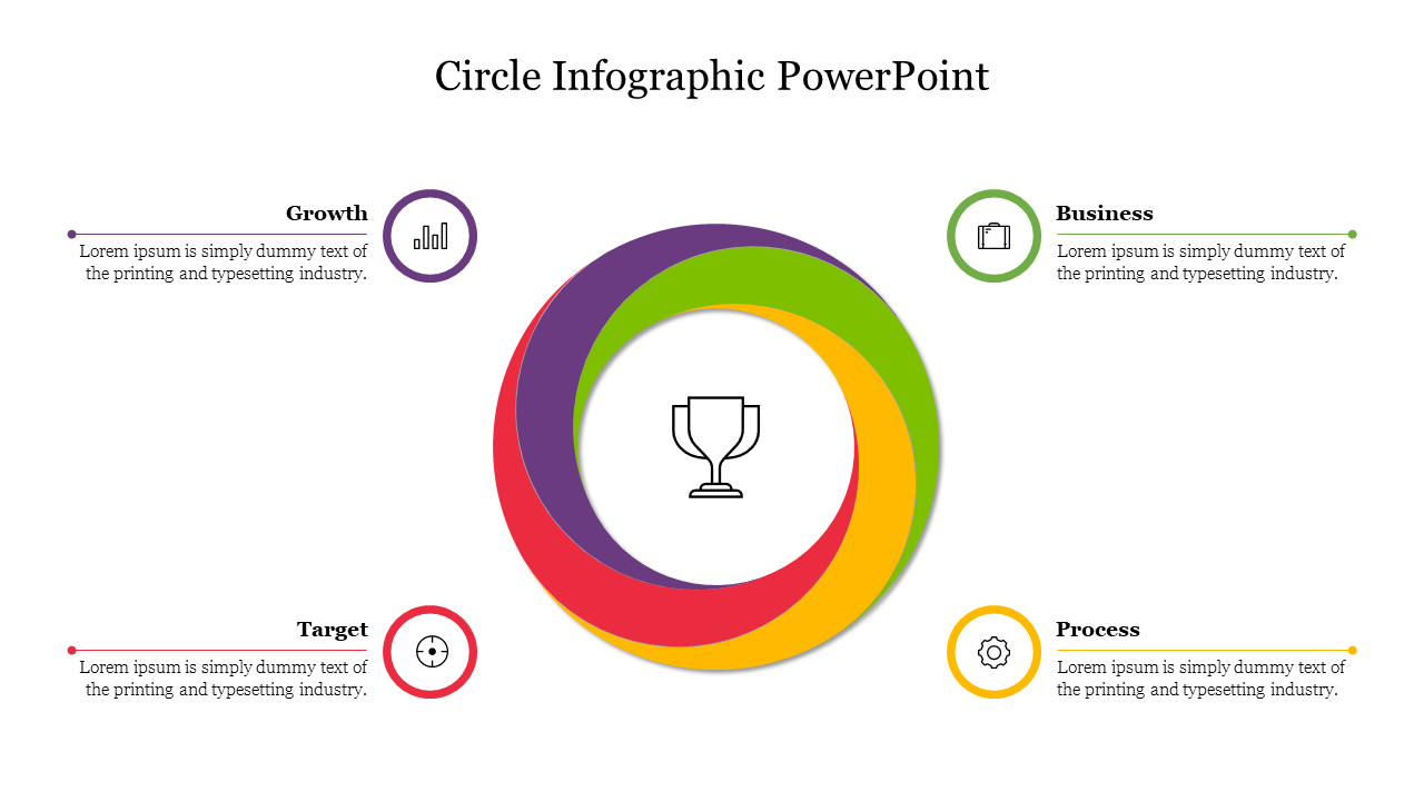 Geometric Circle Infographic PowerPoint Presentation