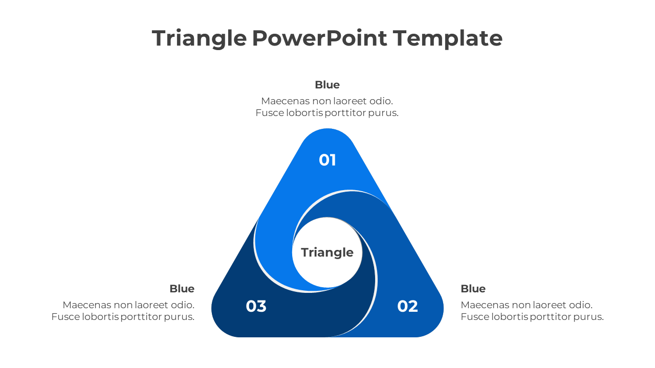 Editable Triangle PowerPoint And Google Slides Template