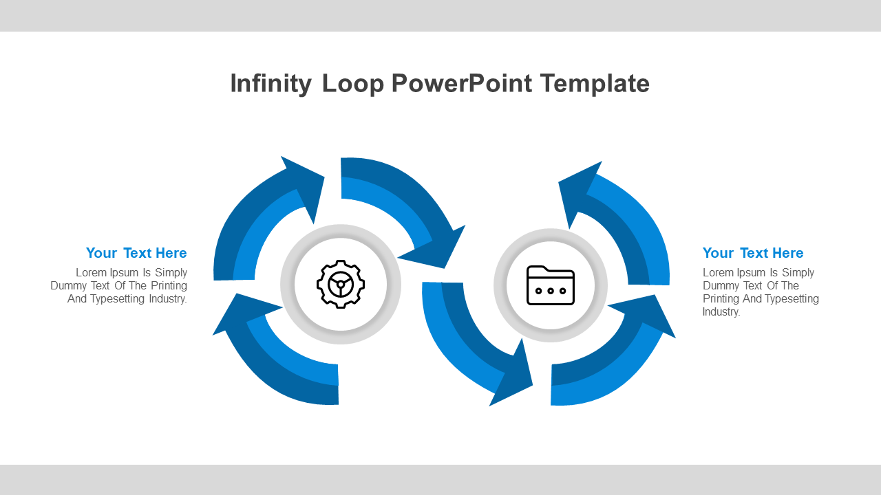 Free - Editable Infinity Loop PowerPoint And Google Slides