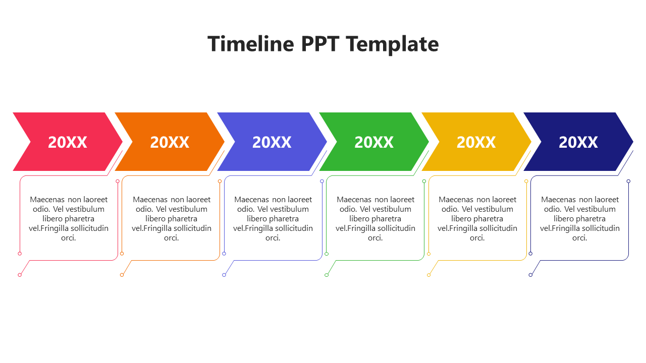 Concise Business Timeline PowerPoint And Google Slides
