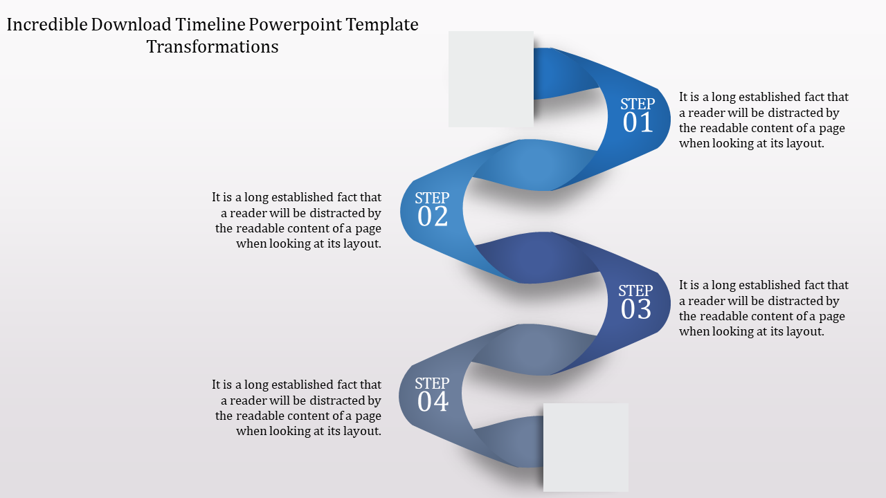 Free - Best Timeline PowerPoint Snake Model Template Presentation