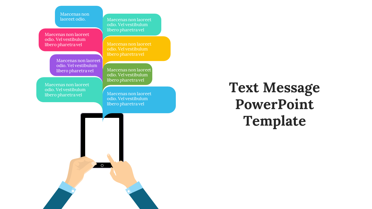 Free - Stunning Text Message PowerPoint And Google Slides Template