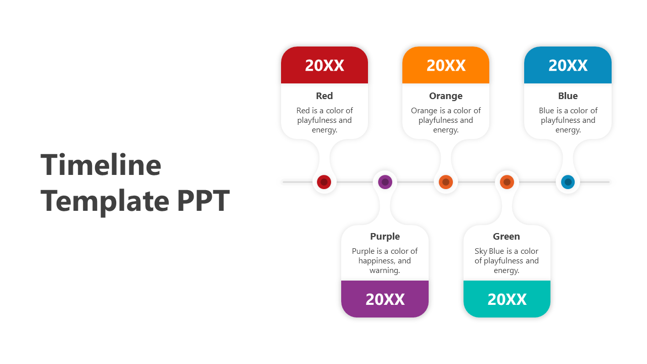 Get Modern Timeline PowerPoint And Google Slide Template