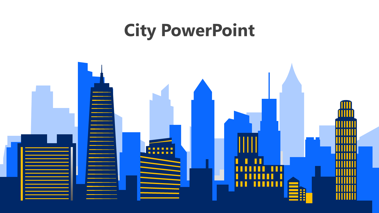 PowerPoint Template City