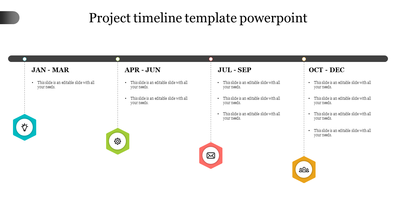 Infographic Project Timeline PowerPoint Template