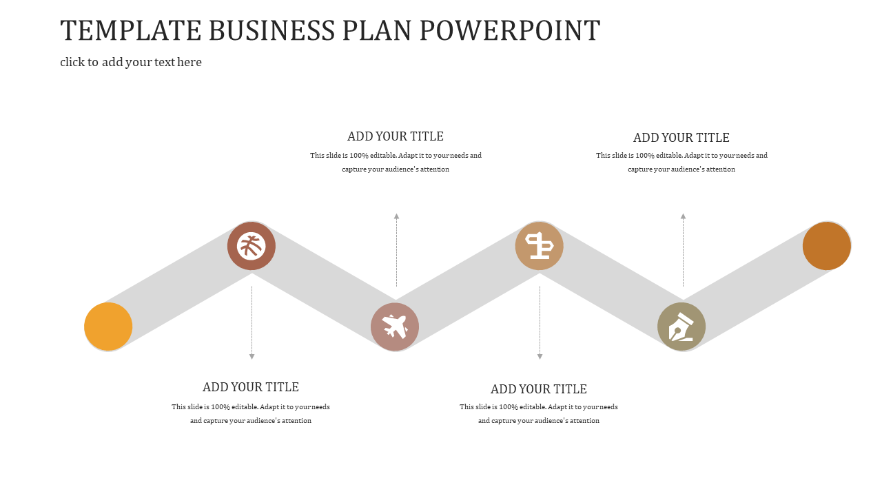 Detailed Business Plan PowerPoint Template for Entrepreneurs