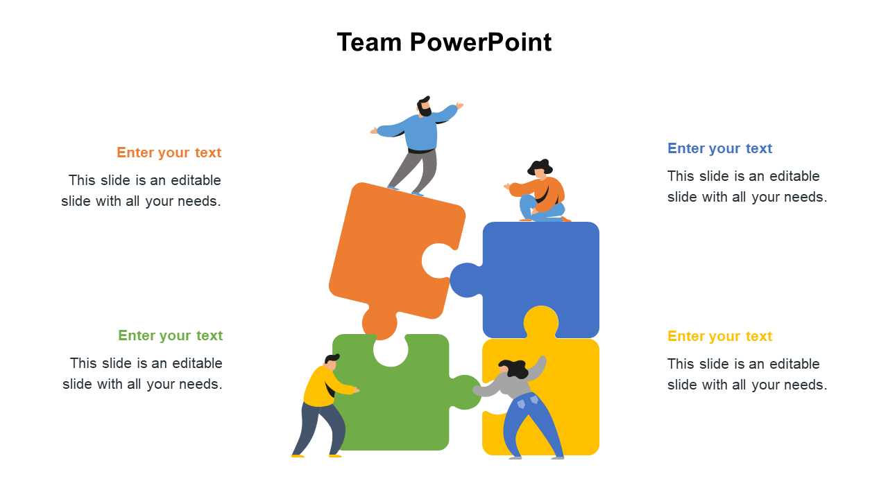 Innovative Team PowerPoint Template Slides Designs