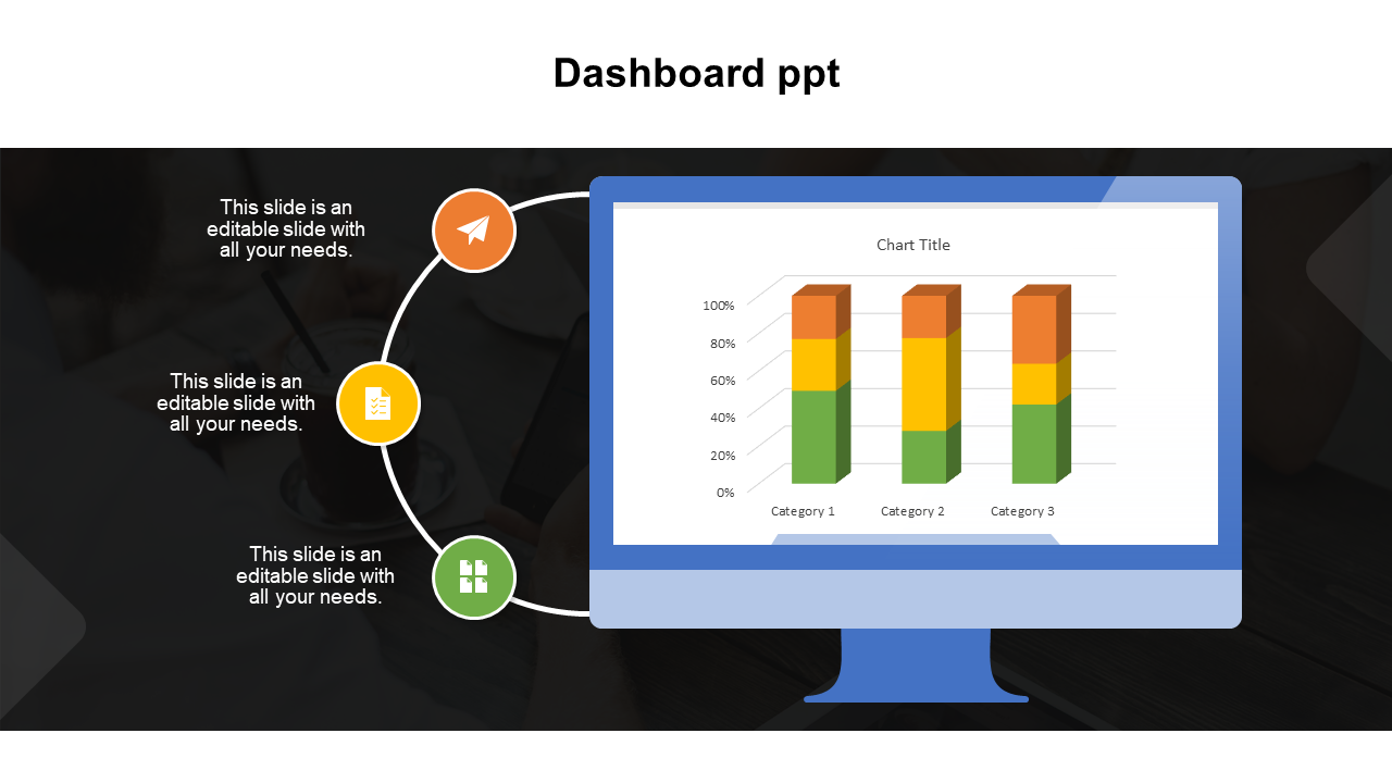 Use Dashboard PPT Template Slide Designs