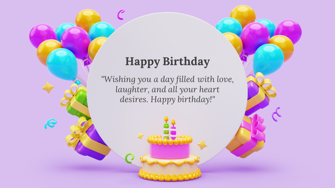 Happy Birthday PowerPoint Templates Free Download