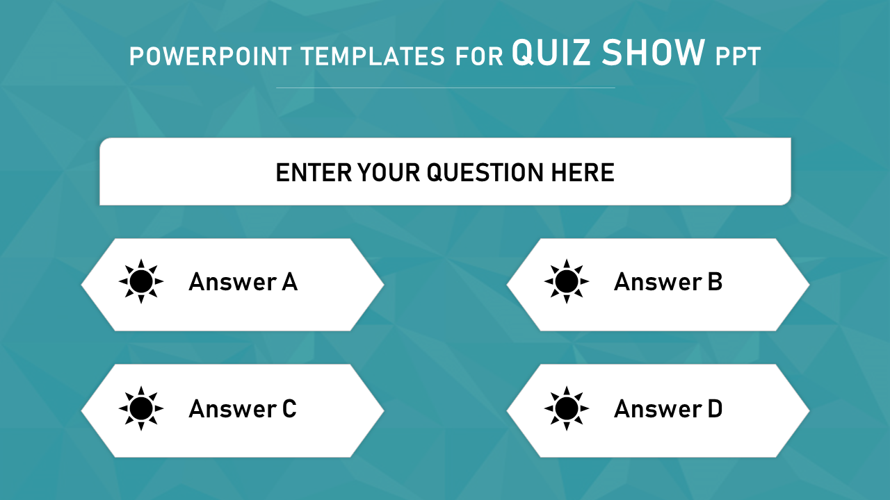 Creative Quiz Show PowerPoint PPT Template For Quiz Show Template Powerpoint