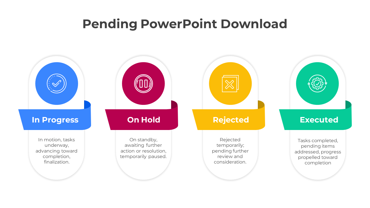 Creative Pending PowerPoint Template And Google Slides