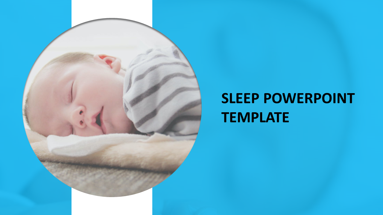 CUTE BABY SLEEP POWERPOINT TEMPLATE