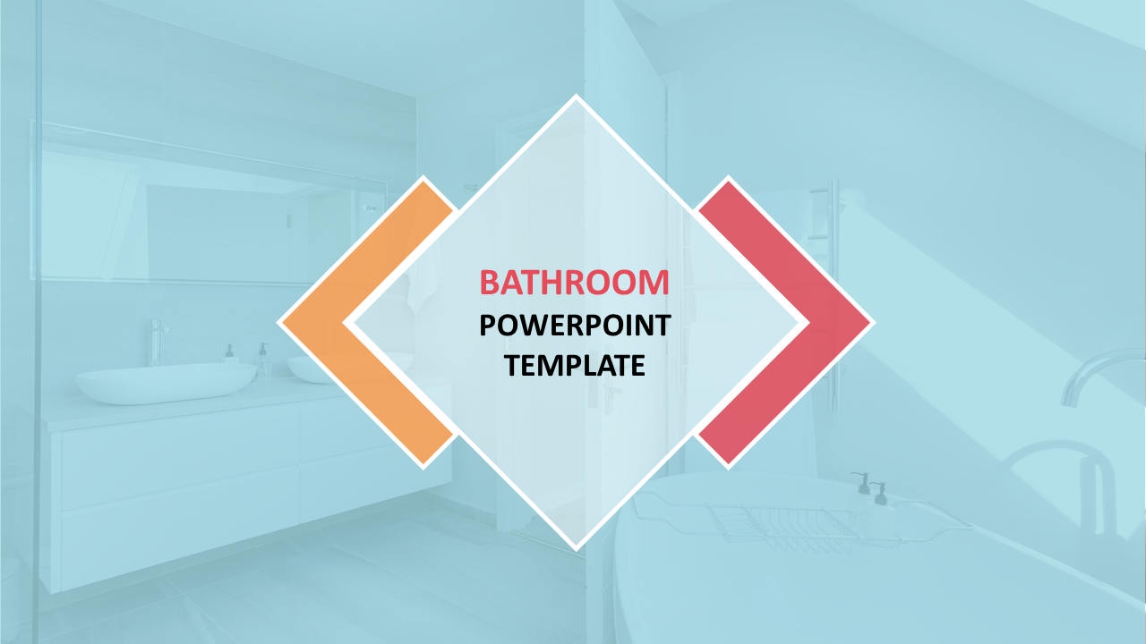 Editable Bathroom PowerPoint Template Designs