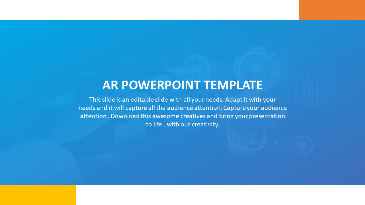 Simple AR PowerPoint Template Design