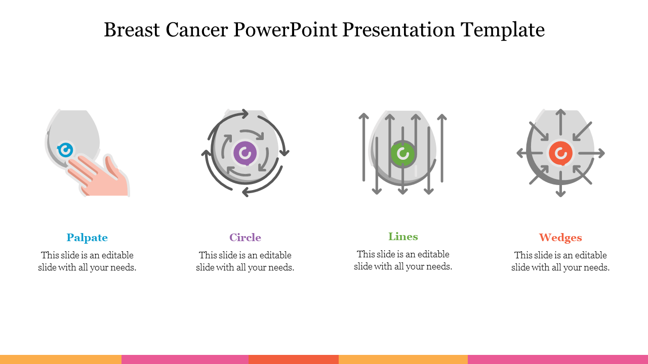 Creative Breast Cancer PowerPoint Presentation Template With Breast Cancer Powerpoint Template