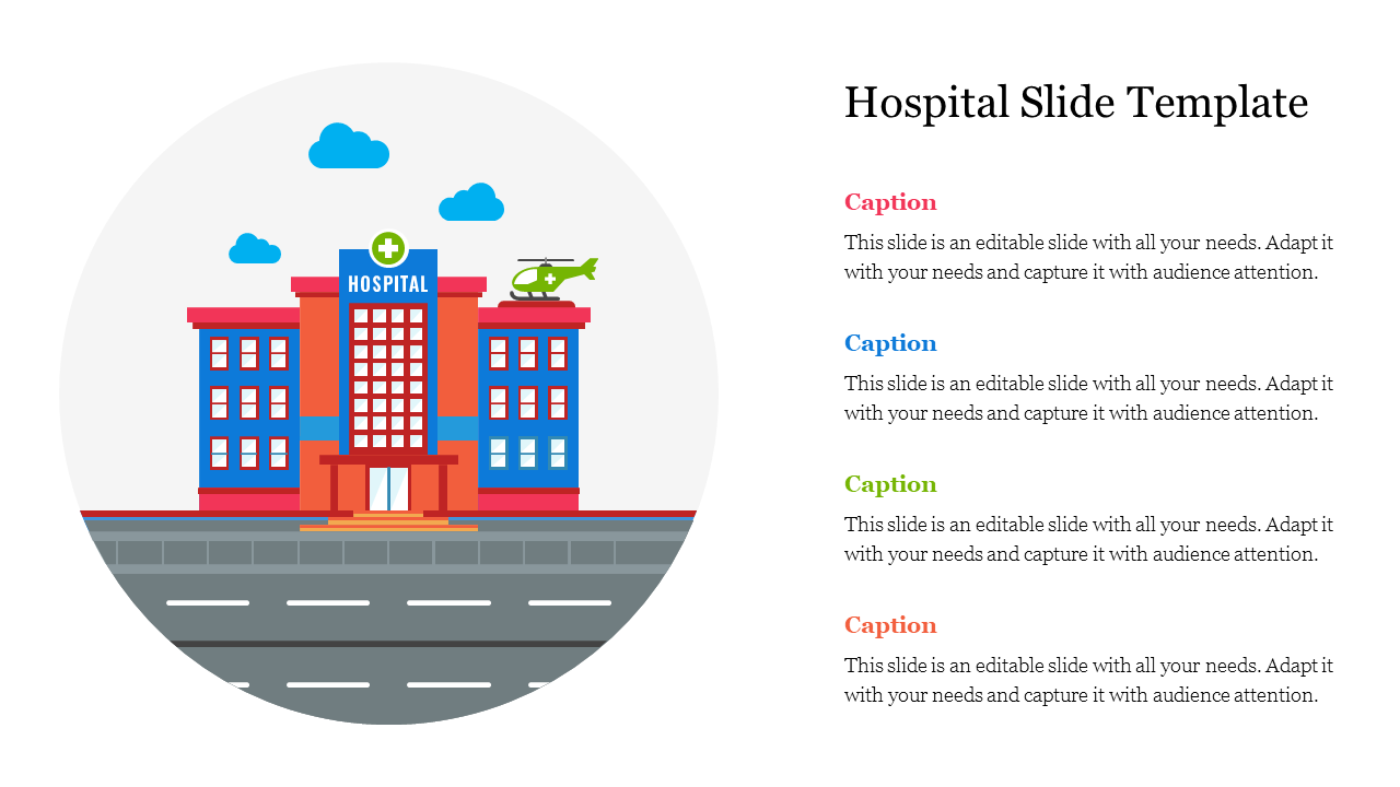 Best Hospital Slide Template PowerPoint Presentation